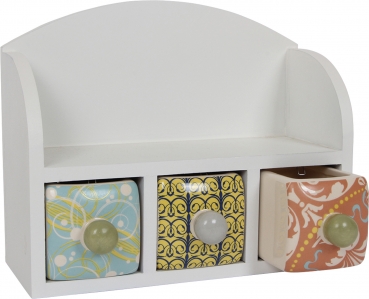 Apothekerschrank mit Schubladen