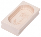 Butterform, eckig, 250 Gramm, Edelweiß